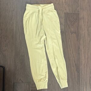 lululemon athletica Light green Drawstring Joggers